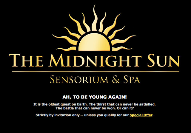 The Midnight Sun Sensorium & Spa, Do not visit this web sit…